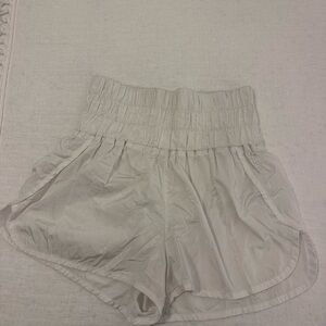 FP Movement by Free People Cream Athletic Shorts